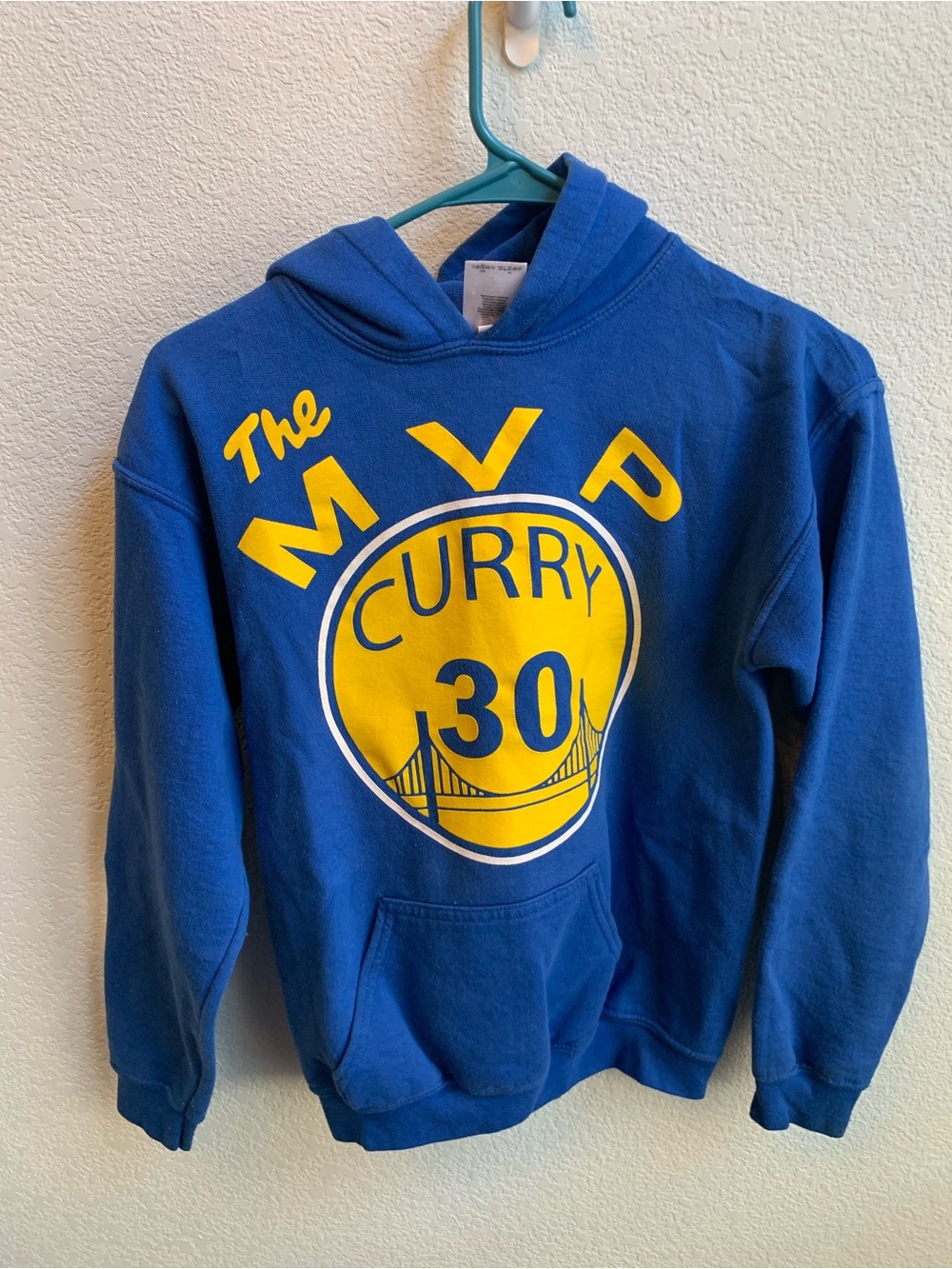 Gildan Royal Blue & Yellow Curry 30 Kids Hoodie